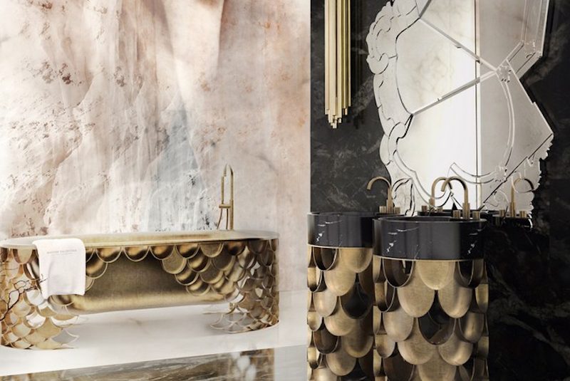 10 Fabulous Mirror Ideas to Inspire Luxury Bathroom Designs ➤To see more Luxury Bathroom ideas visit us at www.luxurybathrooms.eu #luxurybathrooms #homedecorideas #bathroomideas @BathroomsLuxury