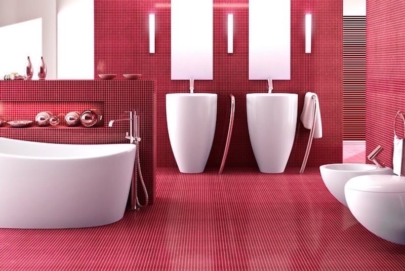 10 Smashing Bold Colorful Bathrooms That You Will Covet ➤To see more Luxury Bathroom ideas visit us at www.luxurybathrooms.eu #luxurybathrooms #homedecorideas #bathroomideas @BathroomsLuxury