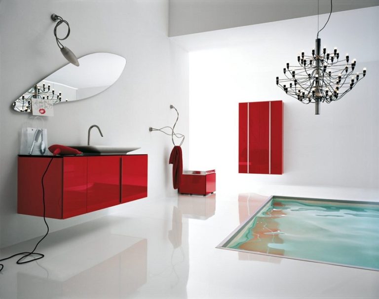 Top 10 Stunning Red Interior Design Ideas for Luxury Bathrooms