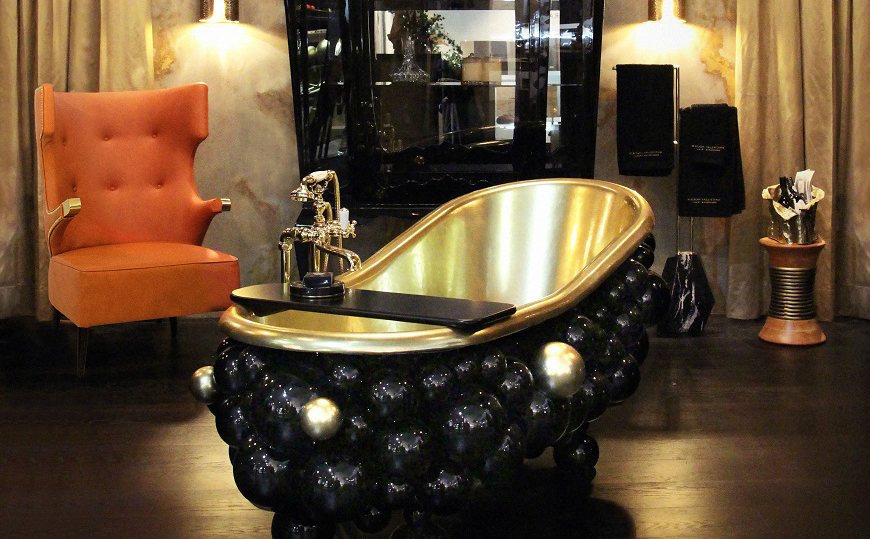 Find 5 Unique Armchairs To Enhance Your Luxury Bathroom Decor ➤ To see more news about Luxury Bathrooms in the world visit us at http://luxurybathrooms.eu/ #luxurybathrooms #interiordesign #homedecor @BathroomsLuxury @bocadolobo @delightfulll @brabbu @essentialhomeeu @circudesign @mvalentinabath @luxxu @covethouse_
