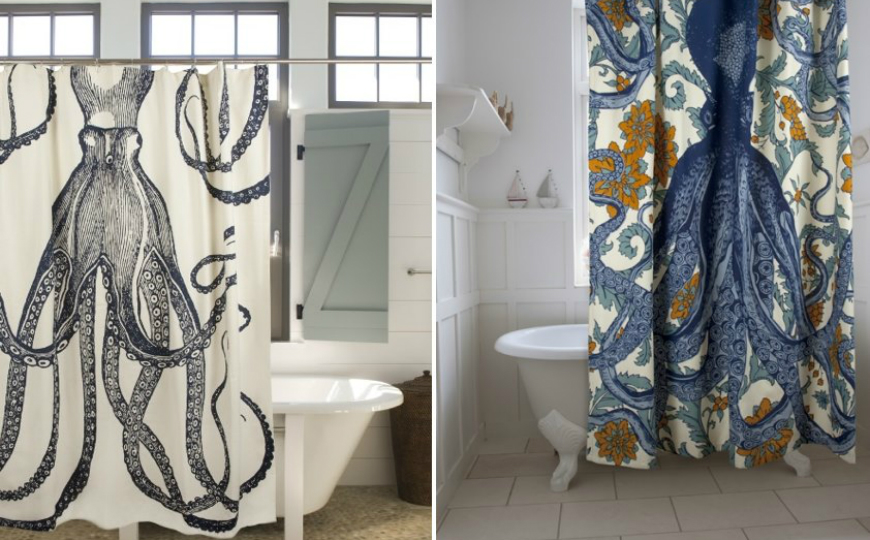 Bathroom With These Luxury Shower Curtains, What Are Most Shower Curtains Made Of