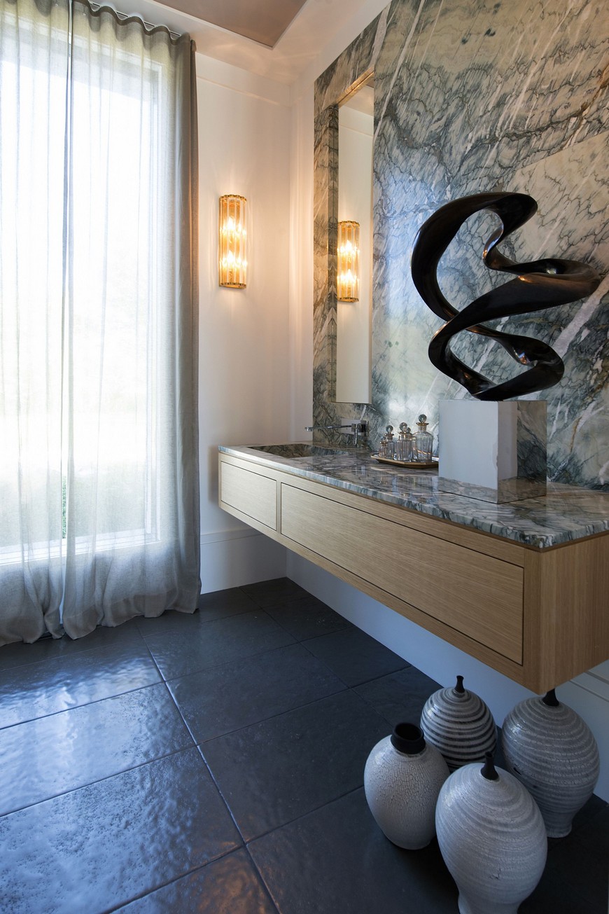 Design Inspirations: Help Yourself to a Cluster of Bold Powder Rooms