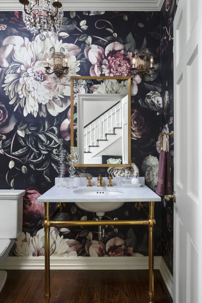 Design Inspirations: Help Yourself to a Cluster of Bold Powder Rooms