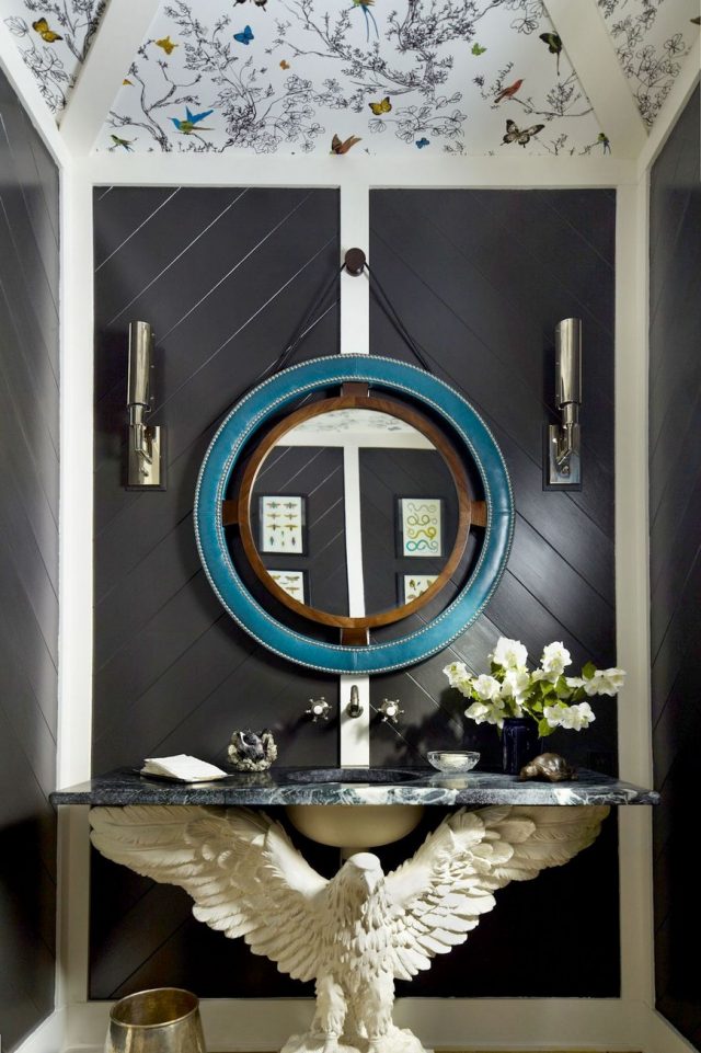 Create A Trendy Luxury Bathroom Design With These 12 Wallpaper Ideas
