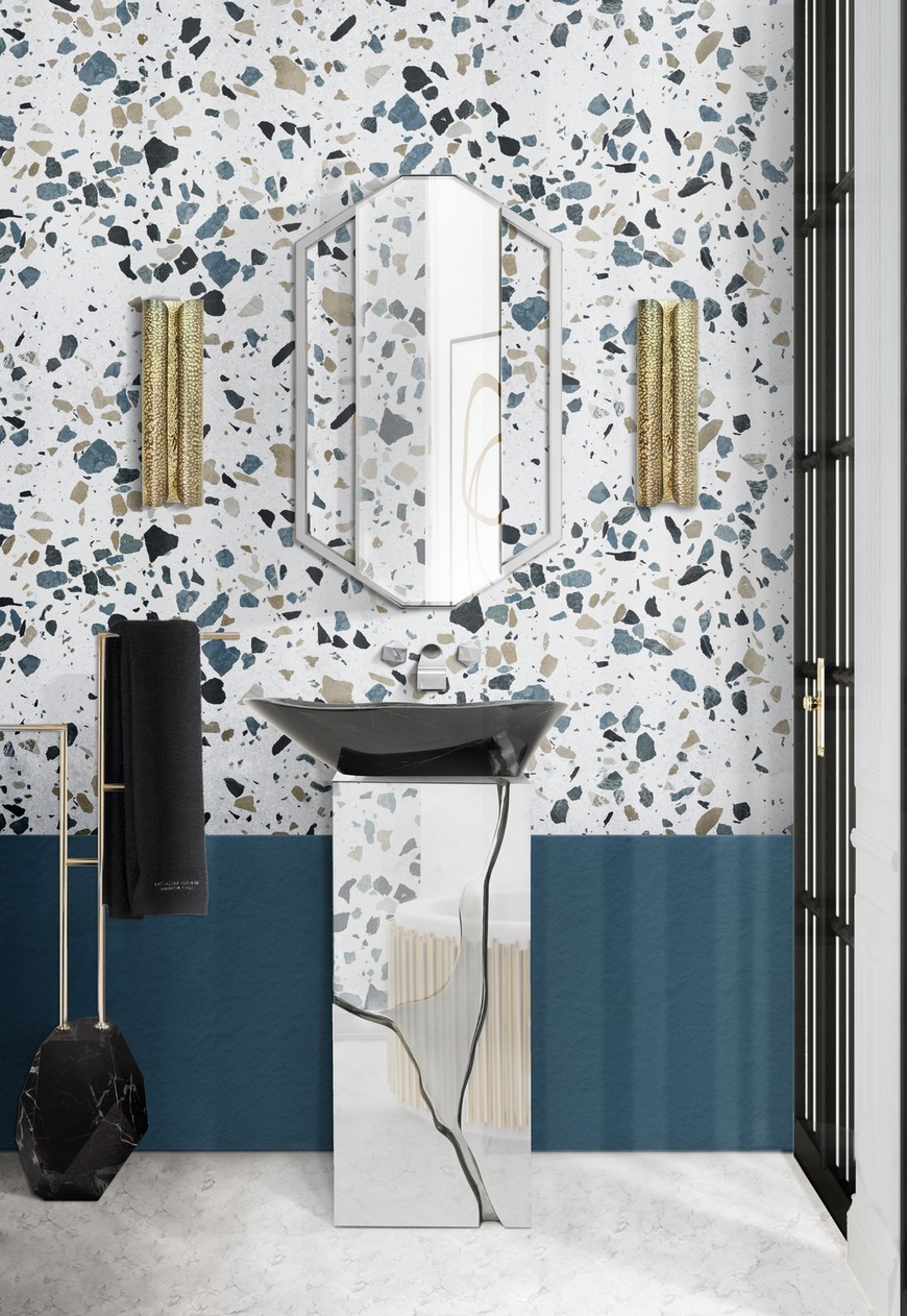 Sophia Bush Shows You How To Decorate A Dramatic Bathroom Design
