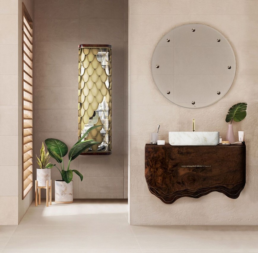 Sophia Bush Shows You How To Decorate A Dramatic Bathroom Design
