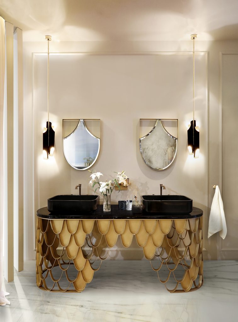 24 Stunning Luxury Bathroom Ideas For His-and-Hers Bathroom Sinks