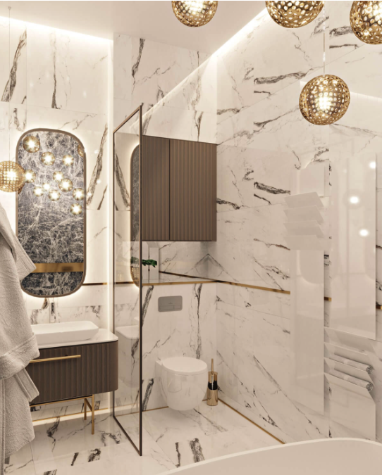 Luxury Bathrooms Designs in Riyadh By Comelite Architecture