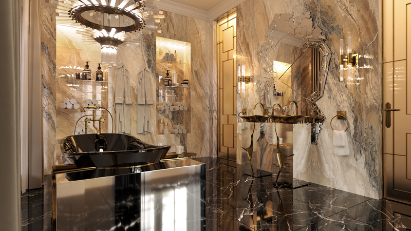 Marble Interiors: Modern Classic Inspiration for Bathroom Decor Marble Interiors Marble Interiors: Modern Classic Inspiration for Bathroom Decor 10 Marble Bathroom Designs To Feel Inspired By 6 laiaz bathtub