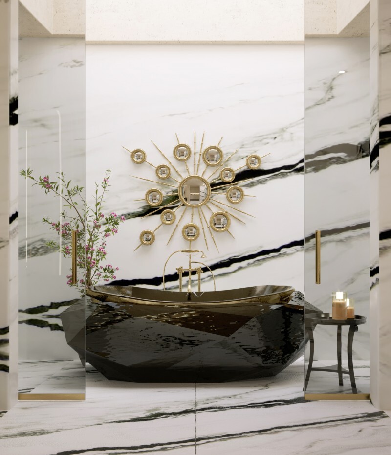 An Astonishinh Luxury Bathroom Design: Fall In Love With This Marble Wonder