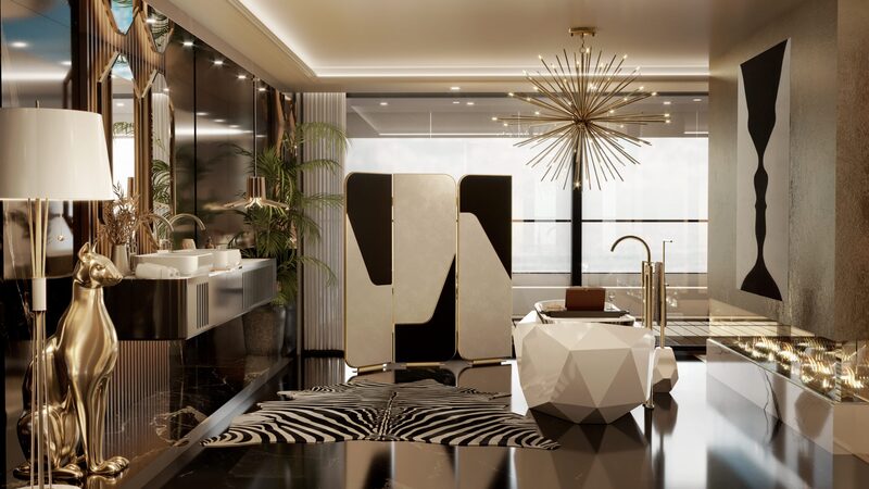 Diamond Faux Marble - Fresh Luxury Bathroom Ideas To Impress