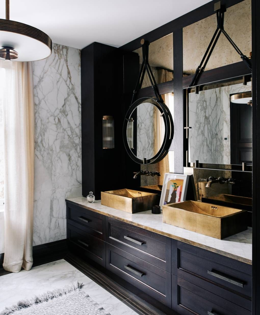 Black Bathroom Designs 20 Fresh Looks to Astonish