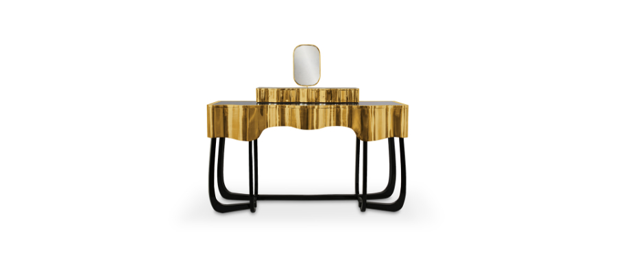 Dressing Tables to Complet your Luxury Closet Sinuous Dressing Table Detail Product Image