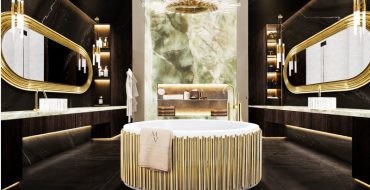 Luxury Bathrooms For Your Intimate Moments Symphony Bathtub in a Contemporary Bathroom