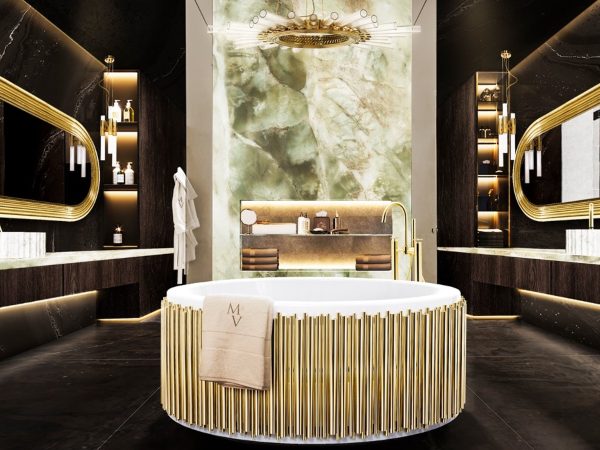 Luxury Bathrooms For Your Intimate Moments Symphony Bathtub in a Contemporary Bathroom
