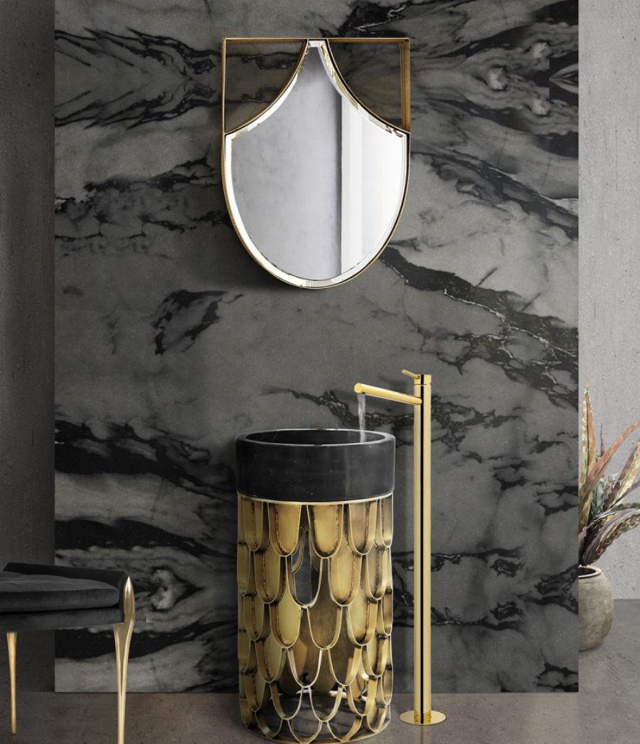 Bathroom Ideas Freestandings A Statement In Your Luxury Bathroom Koi Freestanding Gold Details Japanese Carp