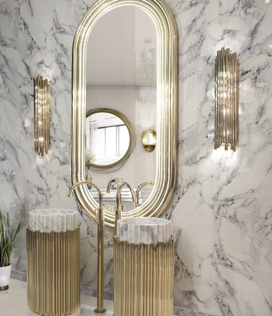 Bathroom Ideas Freestandings A Statement In Your Luxury Bathroom Symphony Freestanding and Colosseum mirror