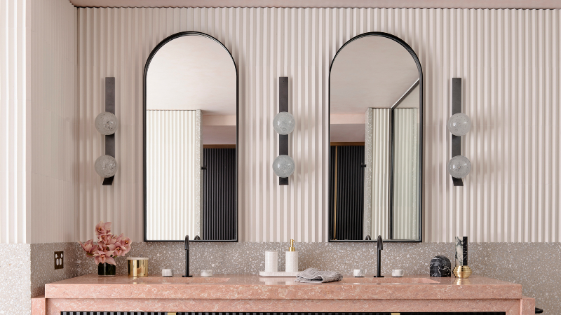 Bathroom Inspiration with Greg Natale Luxury Bathroom Modern Touch The Dawes Point House Bathroom Vanity Set