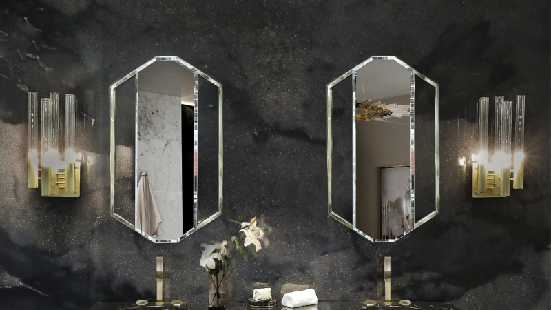 Black Bathrooms A Remarkable Idea For Your Small Bathroom Project Tortoise Vanity Cabinet Sapphire Mirror Luxury Bathroom