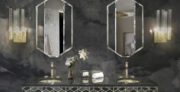 Design Inspiration To Revamp Your Luxury Bathroom Black Bathroom Tortoise Washbasin