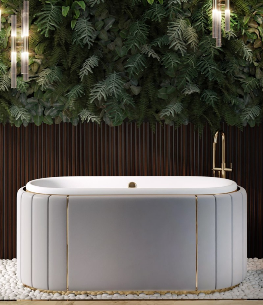 Modern Bathroom Decor How To Assemble A Personal Spa Darian Bathtub Splendid Illumination Spa Ambiance