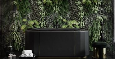 Modern Bathrooms The Trending Biophilic Design Darian Bathtub Leather Natural Ambiance