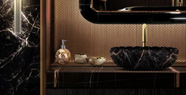 Small Bathroom Designs How To Achieve A Perfect Oasis Black and Gold Luxury Bathroom Lotus Vessel Sink