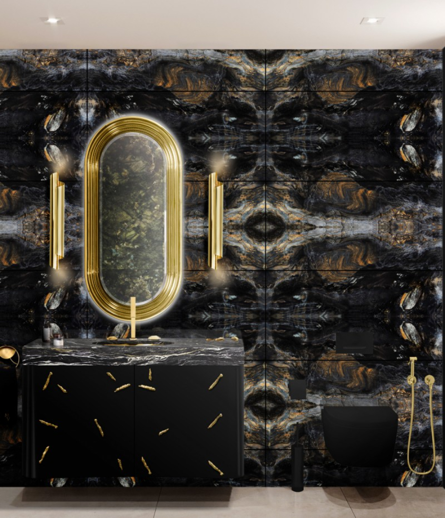 Lighting Ideas For Bathroom The Importance In A Luxury Bathroom Cyrus Wall Lamp Colosseum Mirror Baraka Suspension Cabinet