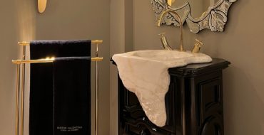iSaloni Fair 4 Bathroom Companies Showcasing goods maison valentina petra pedestal sink