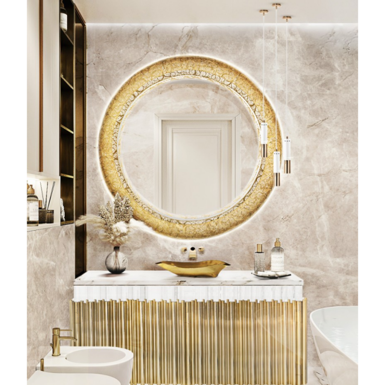 THE BEST INSPIRATIONAL IDEAS FOR A WHITE AND GOLD BATHROOM