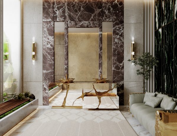 Luxury bathroom with the Lapiaz Washbasin | LUXURY BATHROOM DESIGN: 20 TRENDS AT MILAN DESIGN WEEK 2026